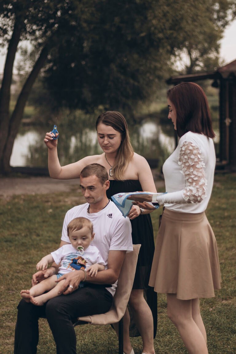 Сімейний портрет із серії «Перший день народження»
